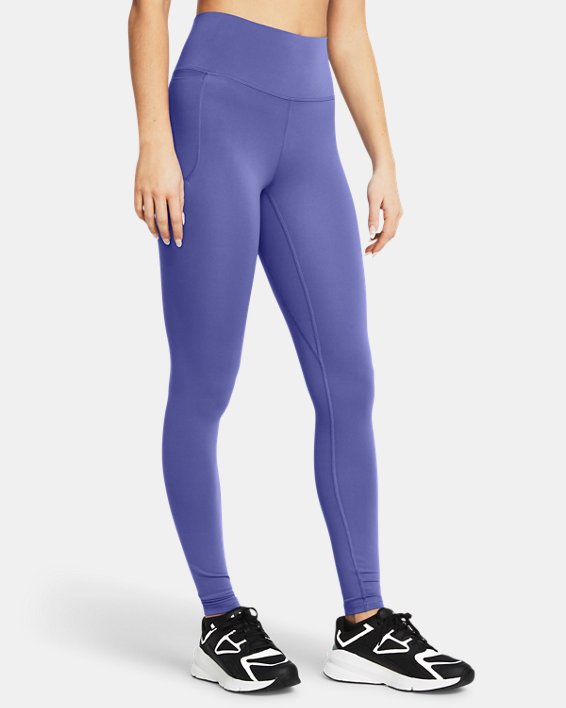 Damen UA Meridian Leggings, Purple, pdpMainDesktop image number 0